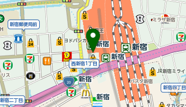 LOUNGEDRESS ルミネ新宿 ルミネ1店の地図画像