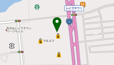 FREDY &amp; GLOSTER イオンレイクタウン店の地図画像