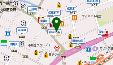 LOCUST 静岡モディ店の地図画像