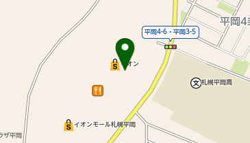 3COINS  plus イオンモール札幌平岡店の地図画像