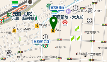 russet 大丸神戸店の地図画像