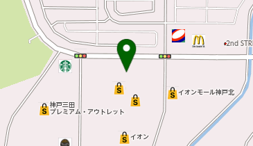 3COINS  plusイオンモール神戸北店の地図画像