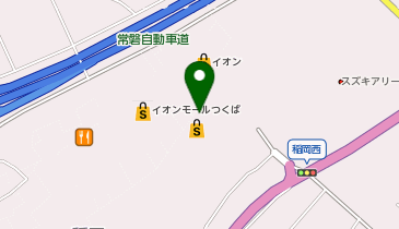 LOCUST イオンモールつくば店の地図画像