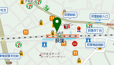RIVE DROITE ルミネ荻窪店の地図画像