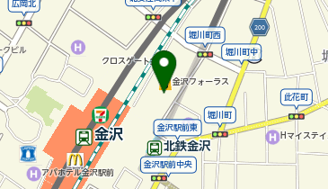 Chico 金沢フォーラス店の地図画像
