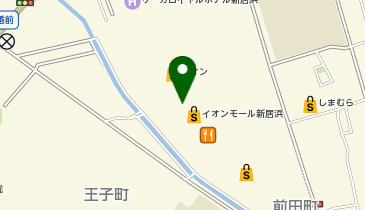 3COINS  plus イオンモール新居浜店の地図画像