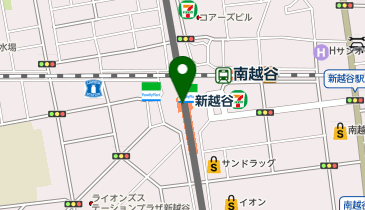 BIRTHDAY BAR 新越谷ヴァリエ店の地図画像
