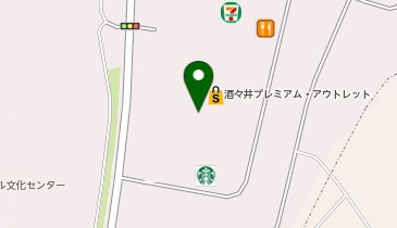 GALLARDAGALANTE OUTLET 酒々井プレミアムアウトレット店の地図画像