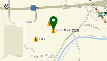 CIAOPANIC TYPY イオンモール筑紫野店の地図画像