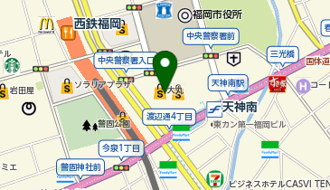 russet 博多大丸店の地図画像
