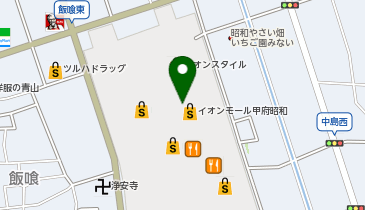3COINS  plus 【改装中】イオンモール甲府昭和店の地図画像