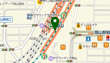 BIRTHDAY BAR さんすて岡山店の地図画像
