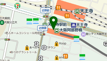 IACUCCI あべのハルカス近鉄本店の地図画像