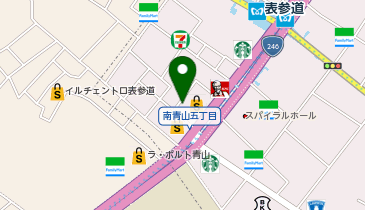 BEARDSLEY 青山店の地図画像