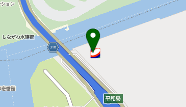 【キタセキ】 京浜トラックターミナル平和島給油所の地図画像