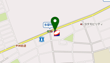 【キタセキ】 日野多摩平SSの地図画像