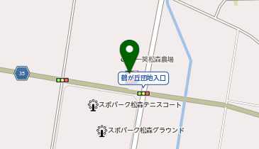 【キタセキ】 泉松森SSの地図画像