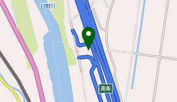 【キタセキ】 南条サービスエリア下りSSの地図画像