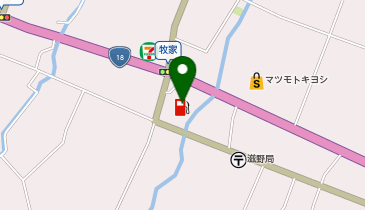 【キタセキ】 18号線小諸SSの地図画像