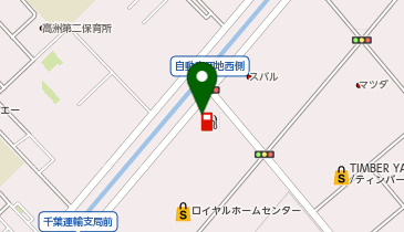 【キタセキ】 千葉新港SSの地図画像