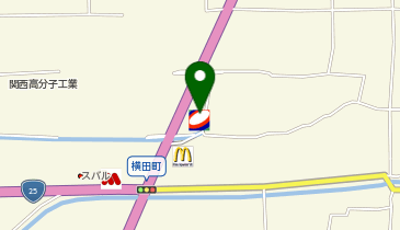 【キタセキ】 郡山横田SSの地図画像