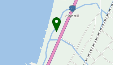 【キタセキ】 ルート11豊浜SSの地図画像