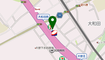 【キタセキ】 大和田SSの地図画像