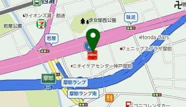 【キタセキ】 摩耶埠頭給油所の地図画像