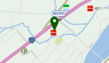 【キタセキ】 白石蔵王インターSSの地図画像