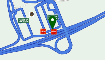 【キタセキ】 宝塚北SA下りSSの地図画像