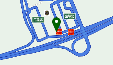 【キタセキ】 宝塚北SA上りSSの地図画像