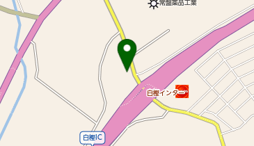 【キタセキ】 R-25白樫インターSSの地図画像