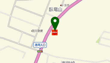 【キタセキ】 能代南バイパスSSの地図画像