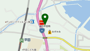 【キタセキ】 セルフ丸新平田SSの地図画像