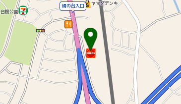 【キタセキ】 第2谷和原インターSSの地図画像