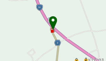 【キタセキ】 鉾田SSの地図画像