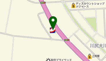 【キタセキ】 ルート13秋田給油所の地図画像