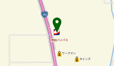 【キタセキ】 ルート294下妻SSの地図画像