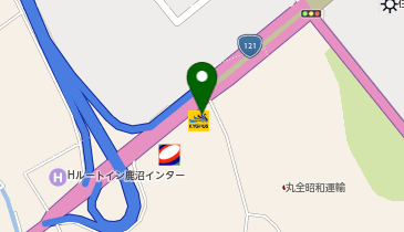 【キタセキ】 鹿沼インターSSの地図画像