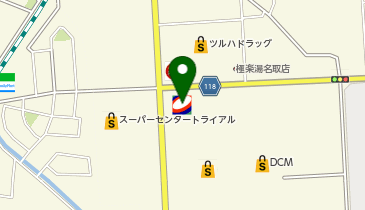 【キタセキ】 名取西給油所の地図画像