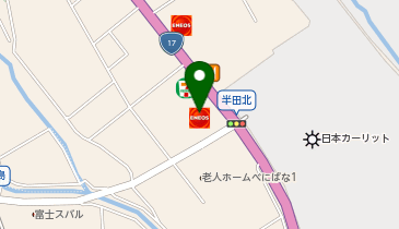 【キタセキ】 17号線渋川インターSSの地図画像