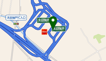 【キタセキ】 太田強戸PA西行き店の地図画像