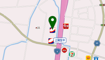 【西日本フリート】 コスモ ルート4上三川SSの地図画像