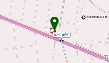 【西日本フリート】 コスモ 伊勢崎インターSSの地図画像