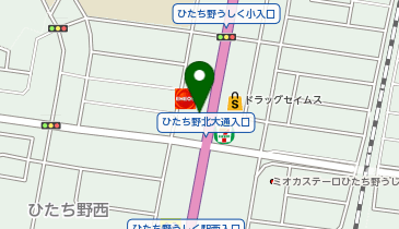 【西日本フリート】 エネオス DDアドバンスセルフひたち野うしくSSの地図画像