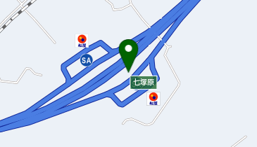 【西日本フリート】 エネオス 中国自動車道 七塚原SA 下り店の地図画像