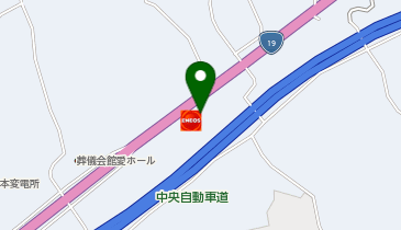 【西日本フリート】 エネオス 中津川インターSSの地図画像