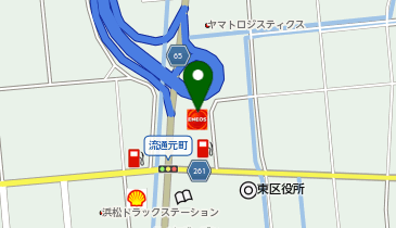 【太陽鉱油】 浜松インターSSの地図画像