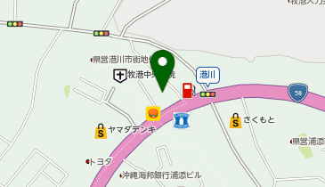 天下一品 浦添店の地図画像