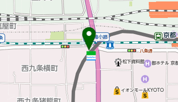 天下一品 八条口店の地図画像